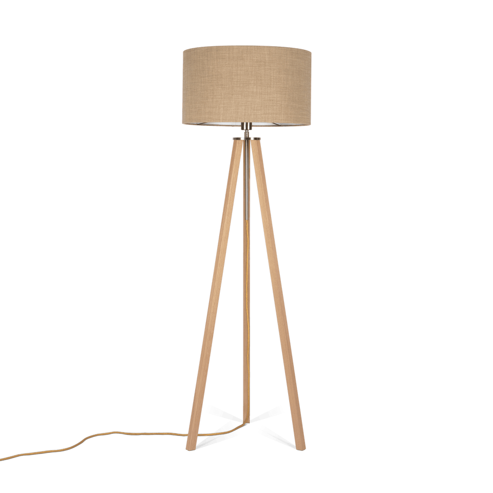 Holzbach Leinen | Stehlampe