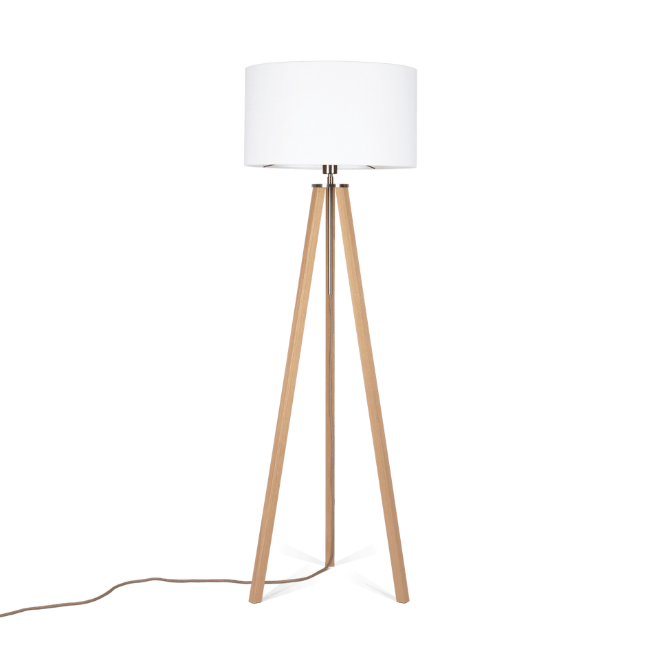 Holzbach Leinen | Stehlampe