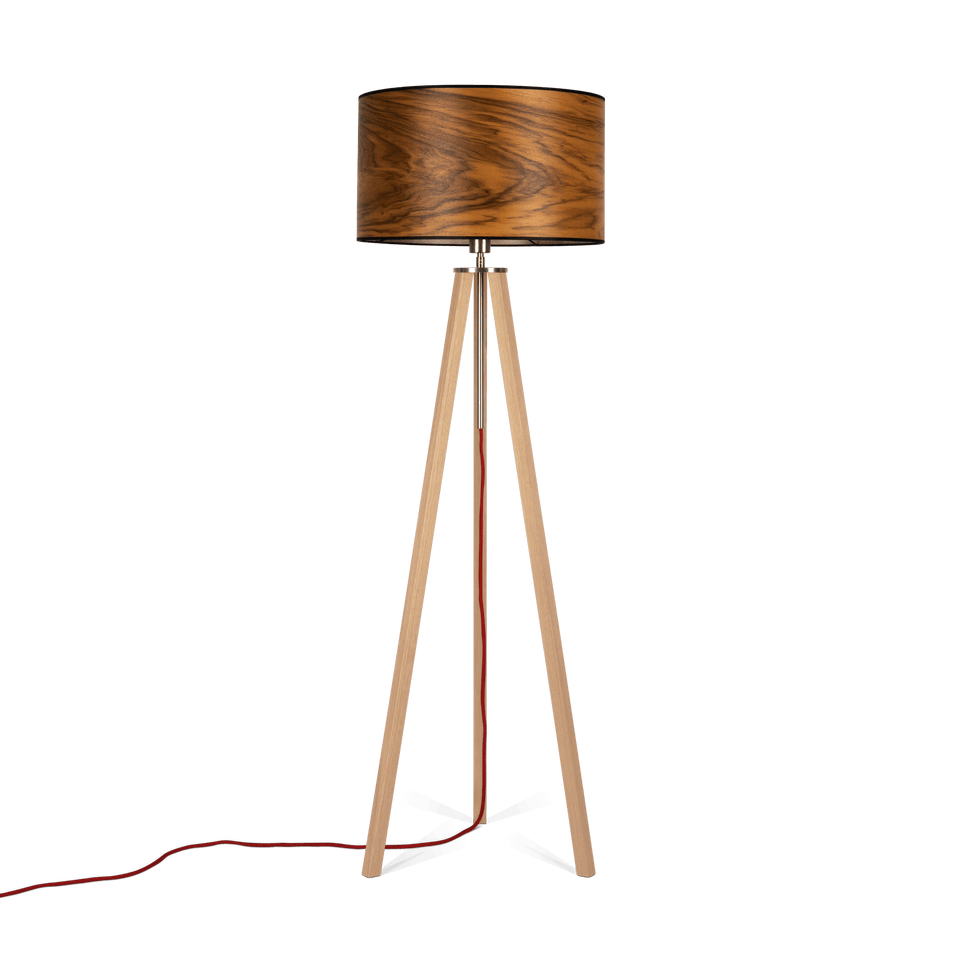 Holzbach Holzfurnier | Stehlampe