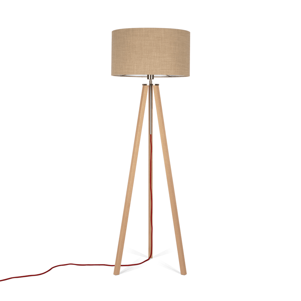 Holzbach Leinen | Stehlampe