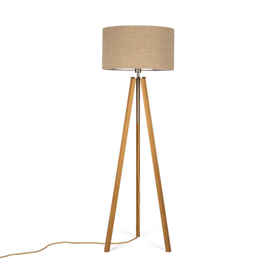 Holzbach Leinen | Stehlampe