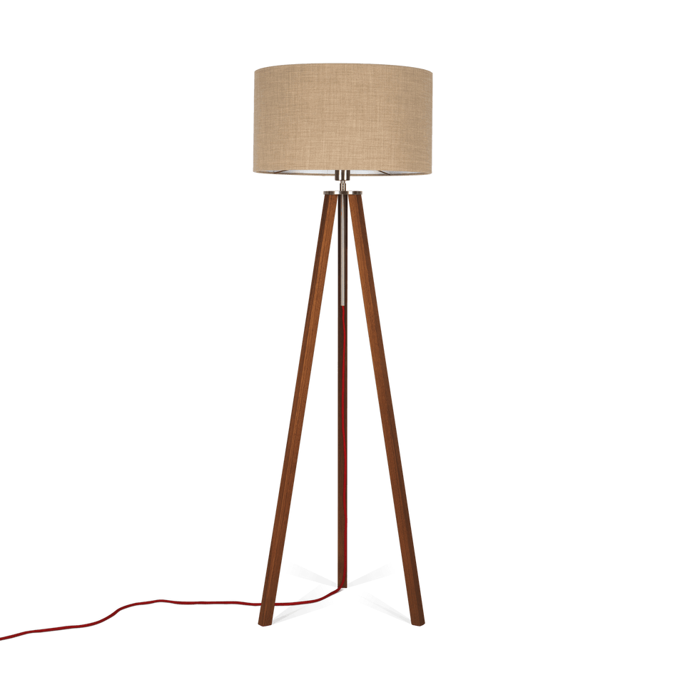 Holzbach Leinen | Stehlampe